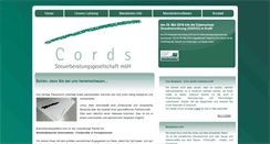 Desktop Screenshot of cords-gmbh.de
